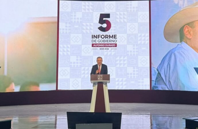 “Sonora tiene más futuro que nunca”: Durazo en su Quinto Informe