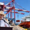 Reciben dos grúas de alta tecnología en el puerto de Guaymas