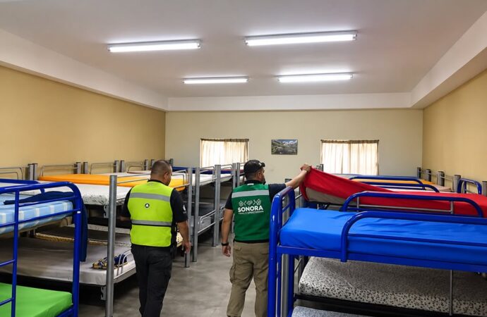 Sonora mantiene albergues abiertos en sus 72 municipios ante polo