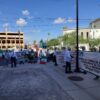 Jubilados y pensionados de CFE se manifiestaron afuera del Congreso del Estado