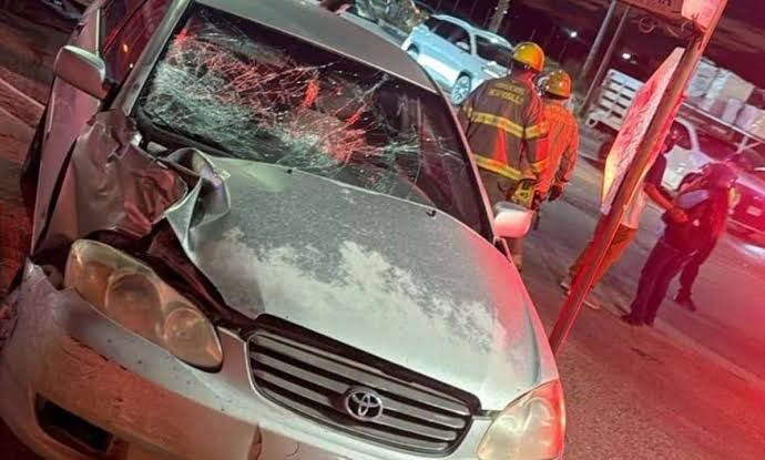 Motociclista resulta herido tras choque en el poniente de Hermosillo