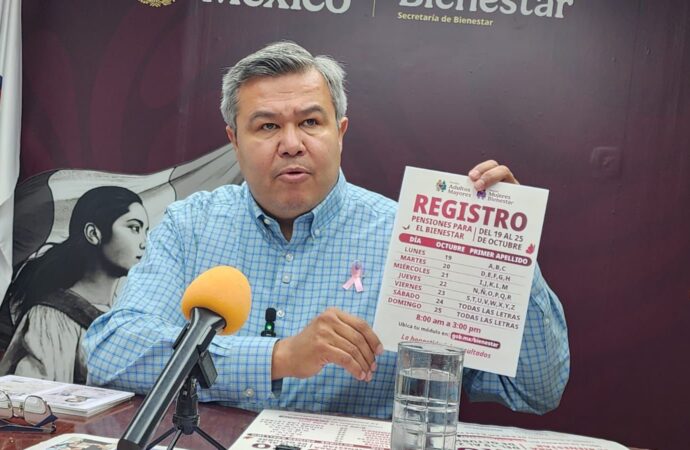 Inicia registro para Pensión Universal del Bienestar