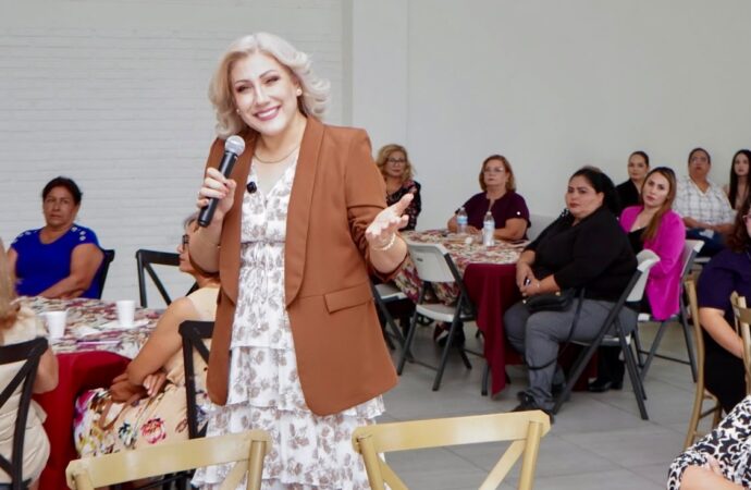 Claudia Santacruz destaca la participación de las mujeres como parte fundamental de la transformación de Cajeme