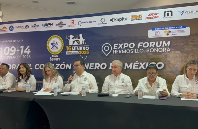 Realizarán 16 Congreso Internacional Minero en Sonora