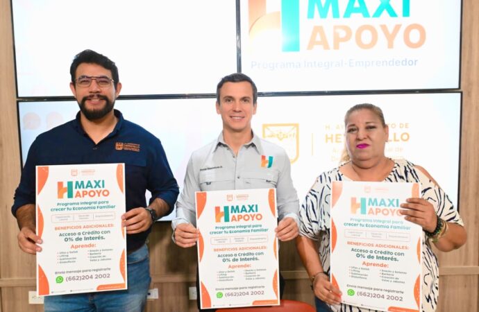 Abren inscripciones para Maxiapoyo en Hermosillo: capacitación y créditos sin intereses