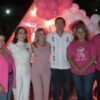 Matizado de rosa celebra Navojoa el Día Mundial de la Lucha contra el Cáncer de Mama