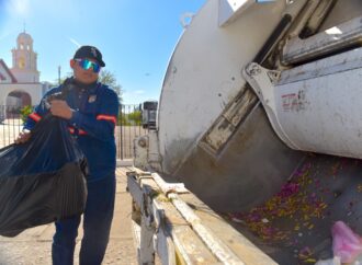 Mantendrá Gobierno de Hermosillo servicio normal de recolección de basura este lunes 12