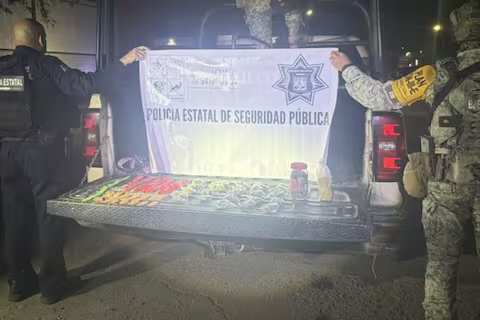 Aseguran 25 envoltorios y 32 dosis de metanfetamina en Hermosillo