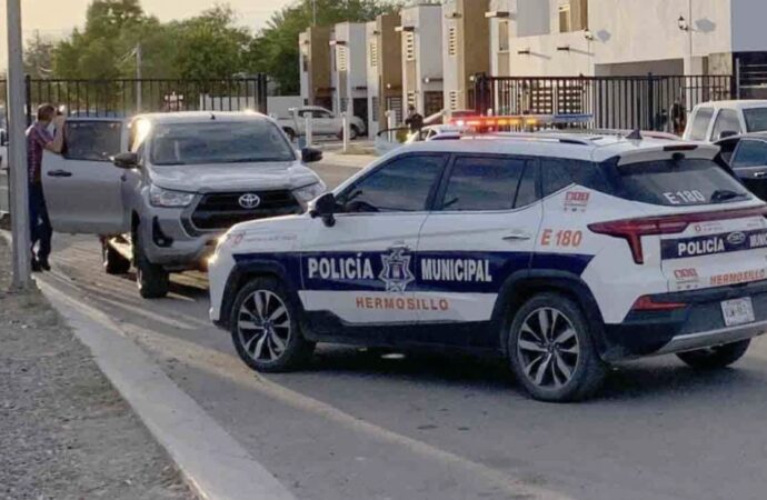 Detienen a hombre señalado por agredir a su esposa durante discusión en Hermosillo