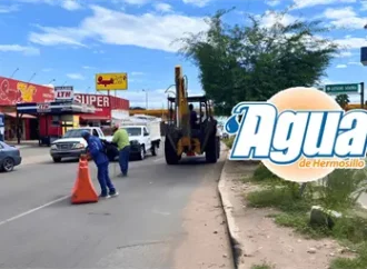 Rehabilitarán tubería de aguas residuales en bulevar Quiroga de Hermosillo; habrá cambios viales