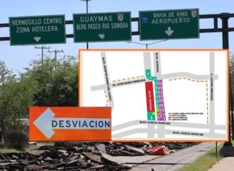 Así circulará el bulevar Quiroga durante las obras de drenaje en Hermosillo; conoce los desvíos