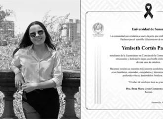 Lamentan muerte de Yeniseth Cortés, estudiante de Comunicación y joven periodista en Hermosillo