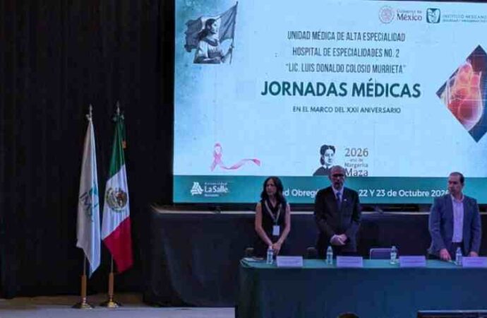 Con ciclo de conferencias conmemora 22 aniversario la UMAE en ciudad obregón