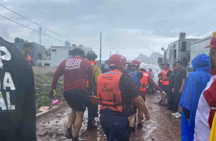 Durazo activa operativo interinstitucional para atender afectaciones por lluvias en Guaymas y Empalme