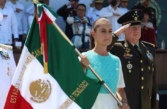 Sheinbaum reconoce a Fuerzas Armadas: “Gracias por defender nuestra soberanía”
