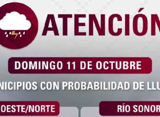 Gobernador Durazo mantiene vigilancia y acciones permanentes por efectos de “Rachel” en Sonora