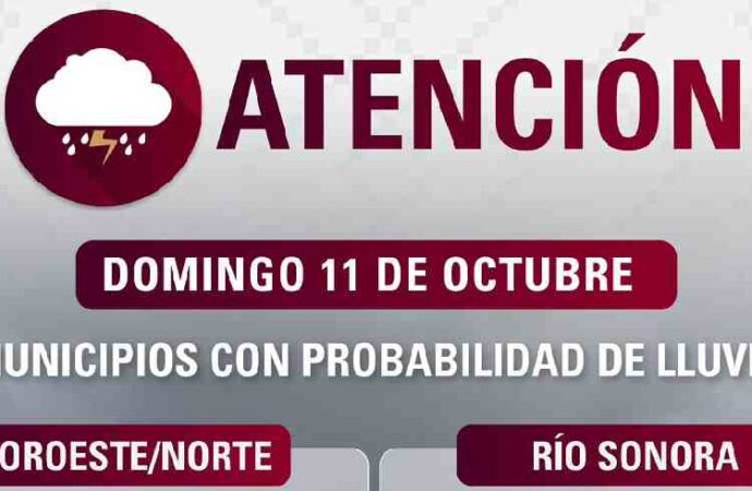 Gobernador Durazo mantiene vigilancia y acciones permanentes por efectos de “Rachel” en Sonora