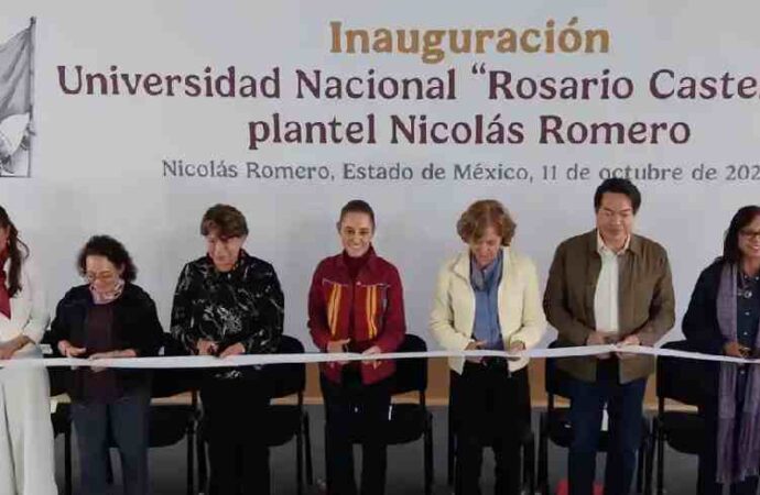 Sheinbaum inaugura nueva universidad en Edomex para 800 jóvenes: “La educación cierra la puerta a la delincuencia”