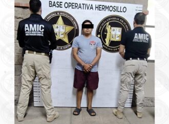 FGJES logra capturar en Oaxaca de sujeto buscado en Sonora por violación y corrupción de menores