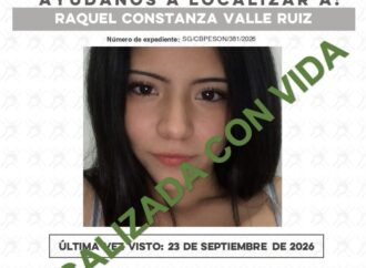 Localiza AMIC sana y salva a joven de 19 años reportada como desaparecida en Magdalena de Kino