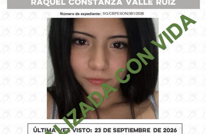 Localiza AMIC sana y salva a joven de 19 años reportada como desaparecida en Magdalena de Kino