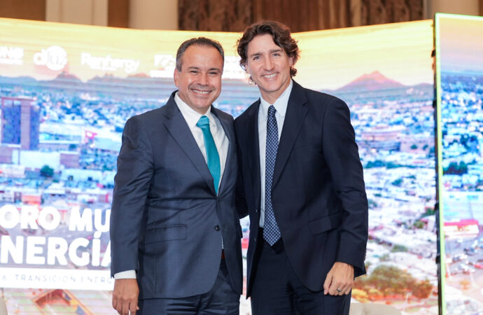 Destaca Justin Trudeau liderazgo de Hermosillo en desarrollo sustentable en Foro Mundial de Energía Solar