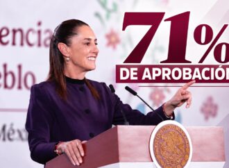 Sheinbaum mantiene 71% de aprobación al iniciar su tercer año de gobierno